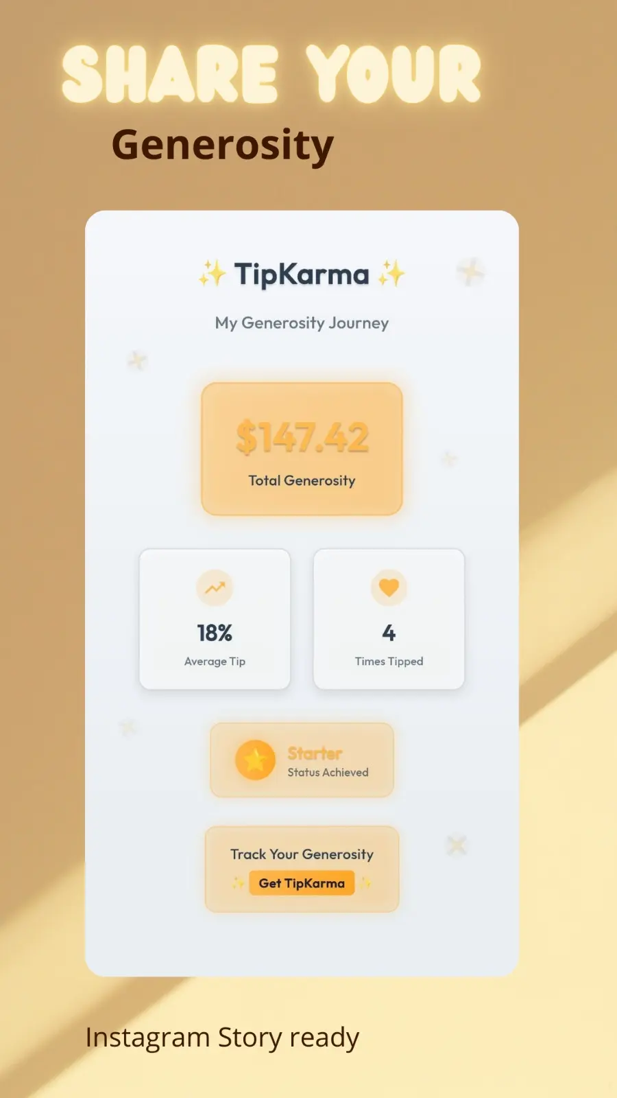 Screenshot 1 of TipKarma - Tip Calculator