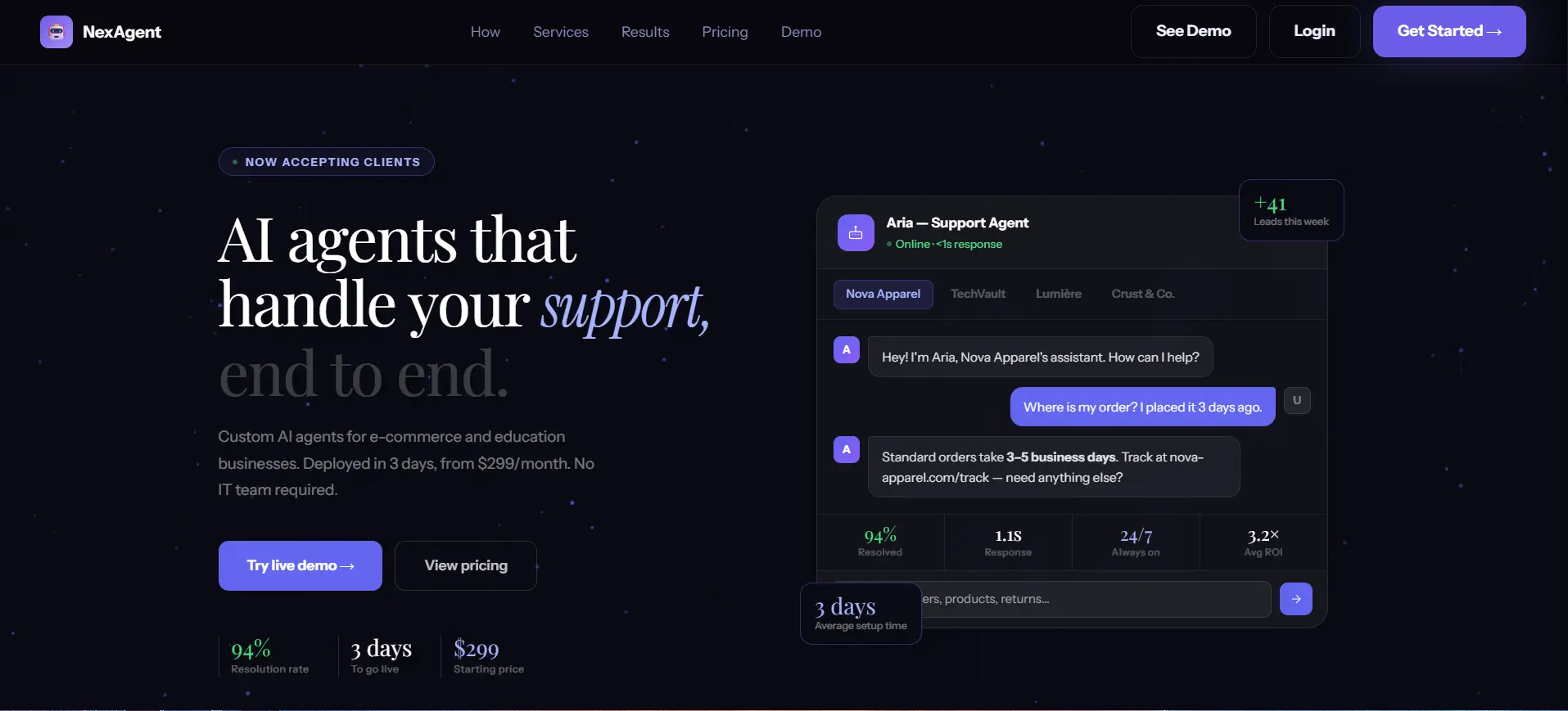 Screenshot 1 of NexAgent