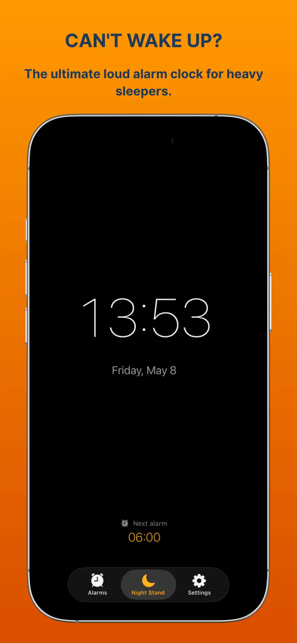 Screenshot 1 of Wake - Loud Alarm & Missions