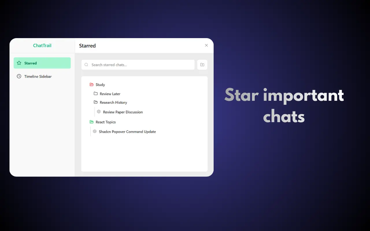 Screenshot 5 of ChatTrail