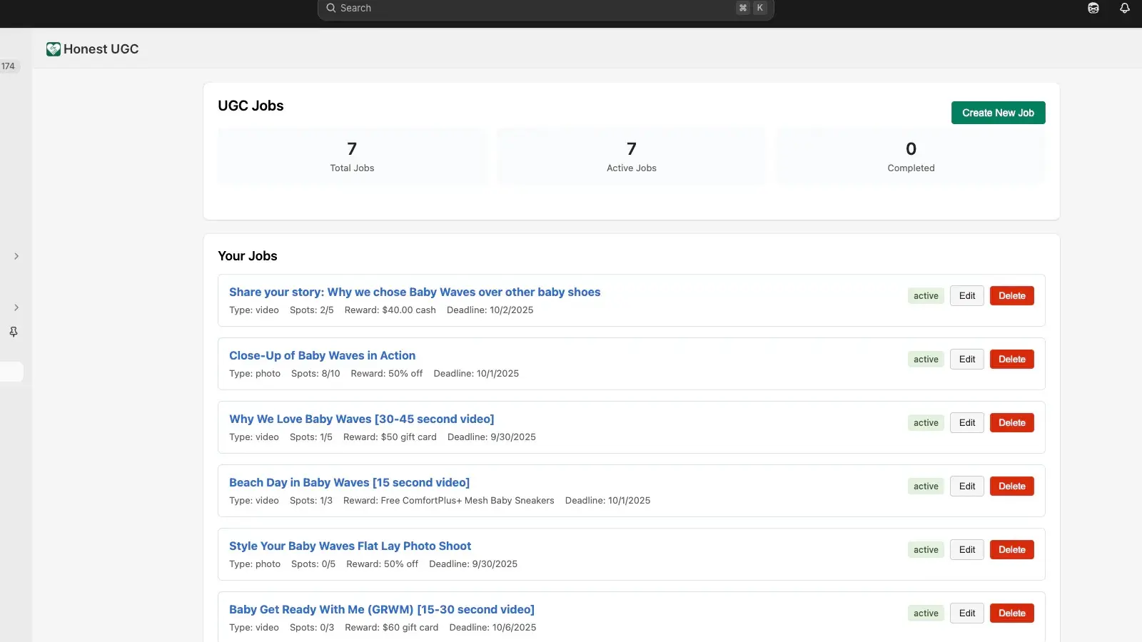 Screenshot 2 of Honest UGC