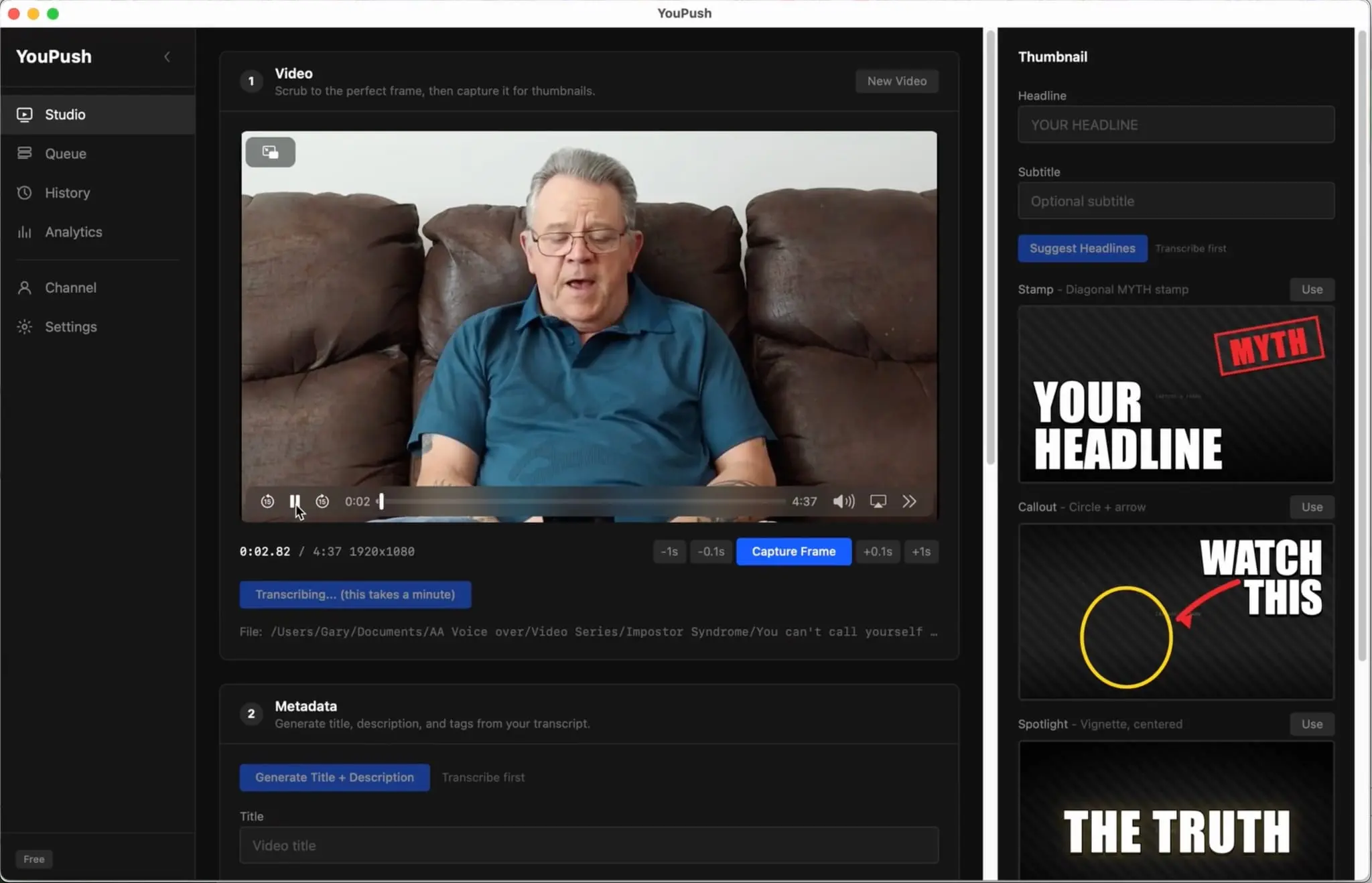 Screenshot 1 of YouPush