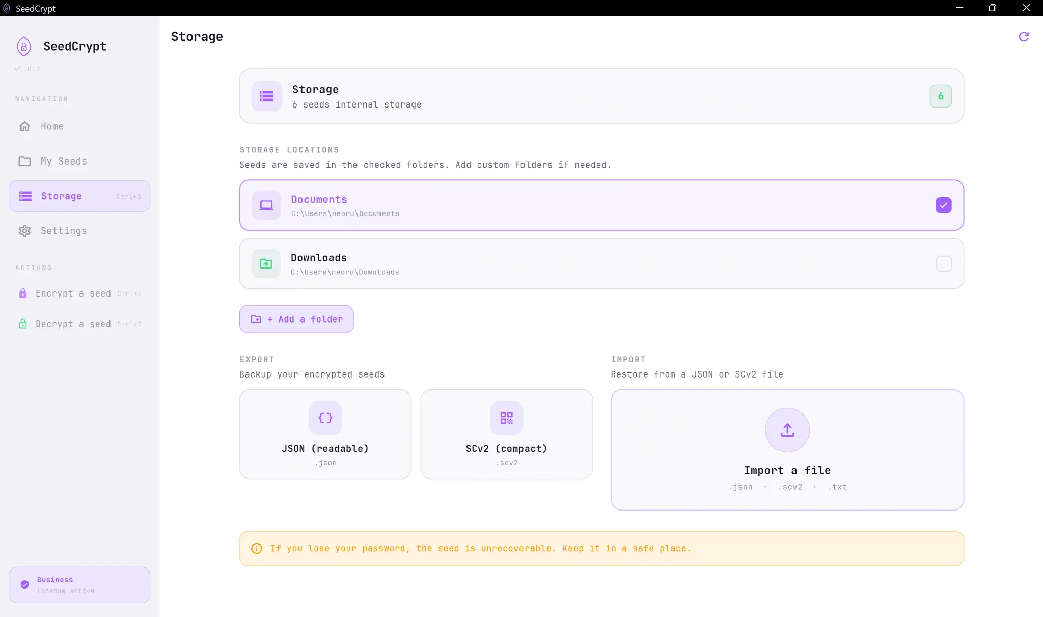 Screenshot 5 of SeedCrypt