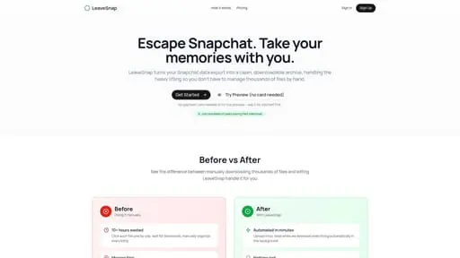 LeaveSnap