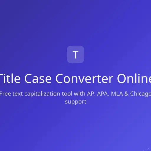 Title Case Converter