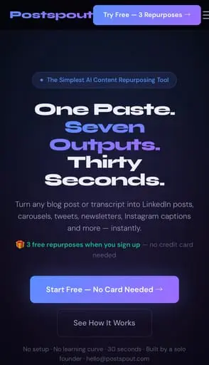 Postspout