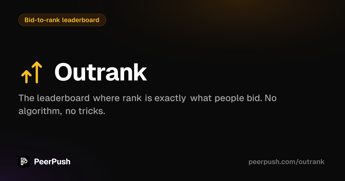 PeerPush Outbid Open Graph preview
