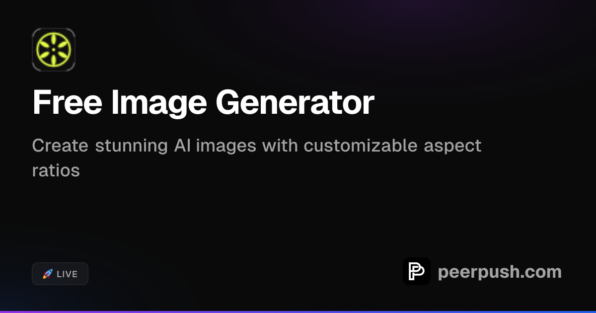 Free Image Generator - Create AI Images | PeerPush