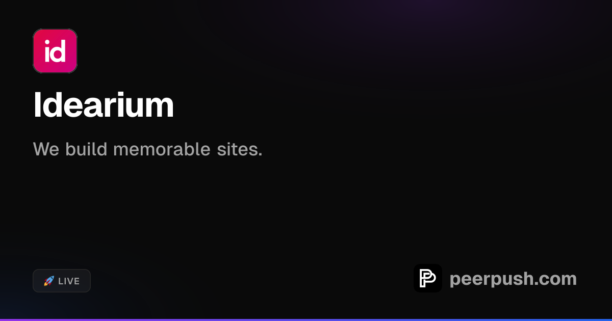 Idearium | PeerPush