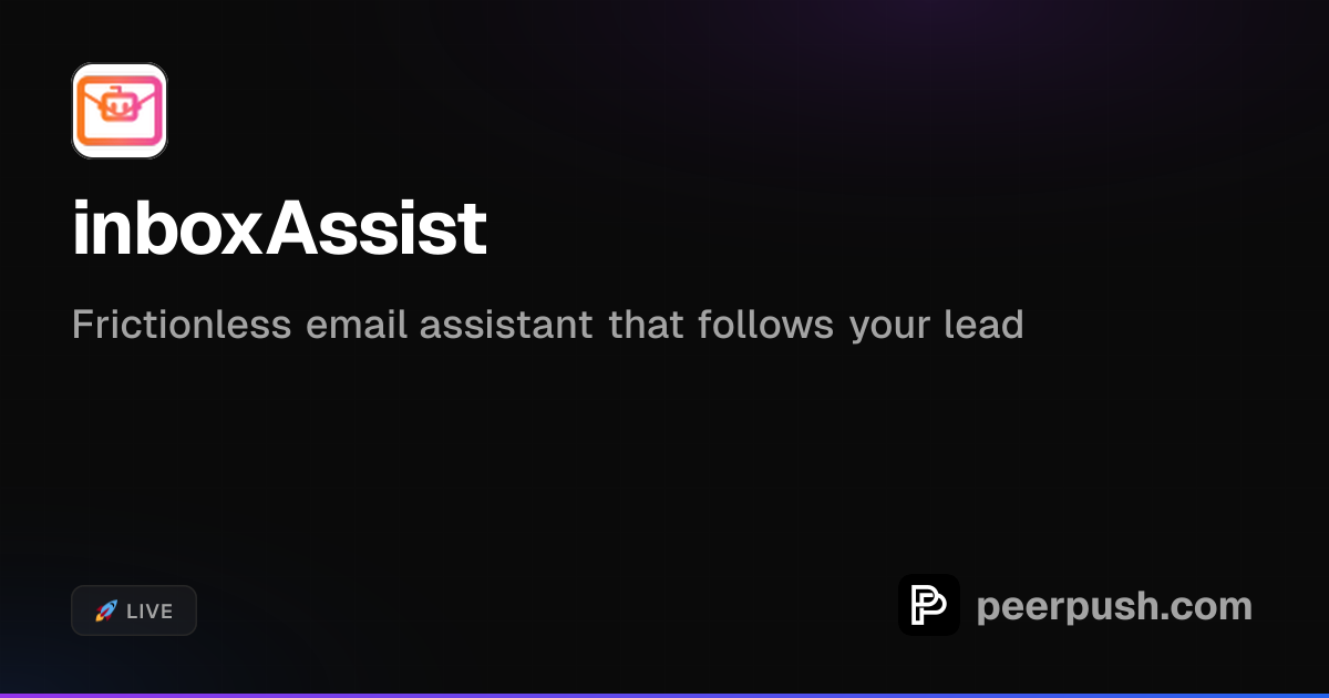 inboxAssist | PeerPush