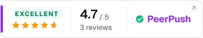 NotchAbove rating on PeerPush