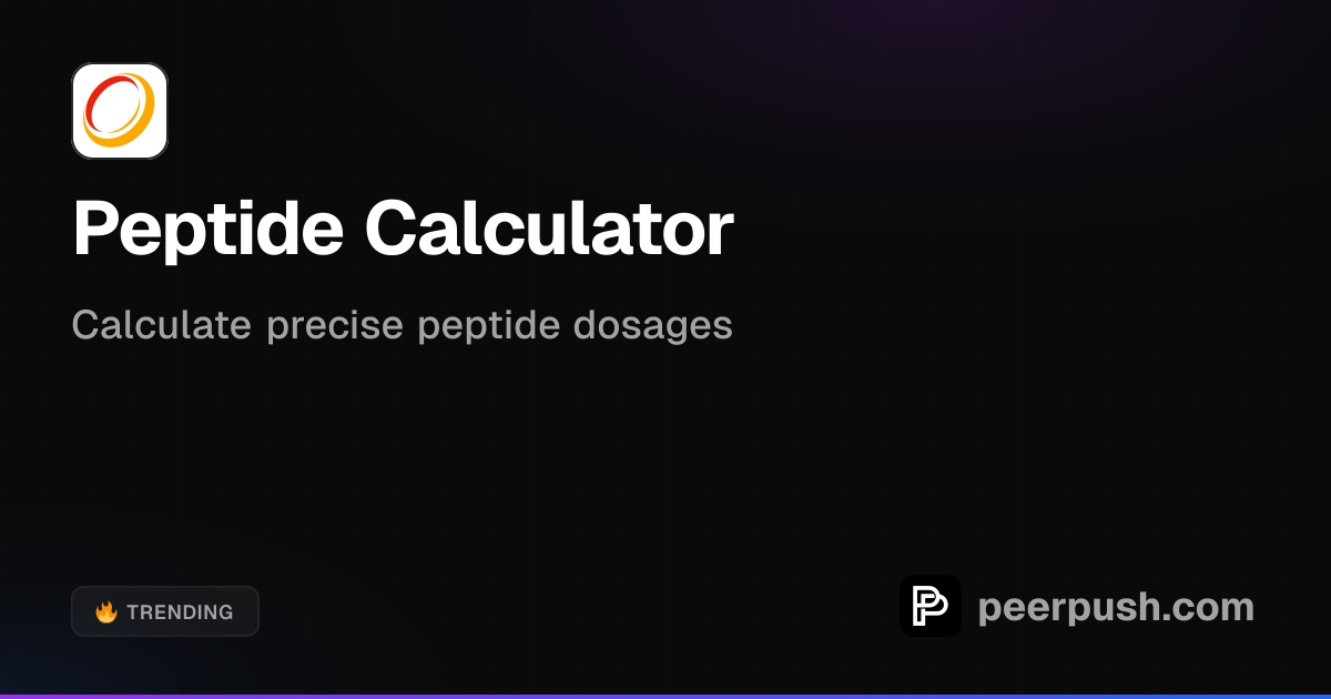 Peptide Calculator