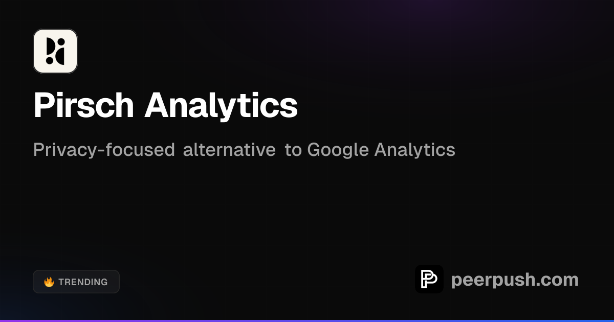 Pirsch Analytics | PeerPush