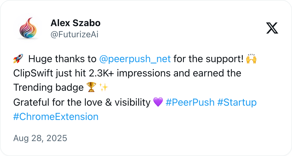 Testimonial from @FuturizeAi