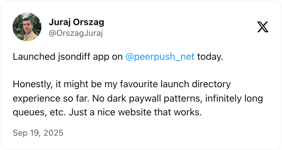 Testimonial from @OrszagJuraj